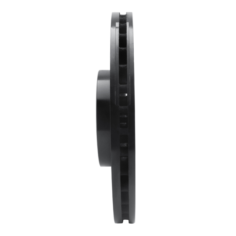 Land Rover Defender 110 Brake Rotor (1) - Front Left - R1 Concepts - Drilled & Slotted - Black - `18-`25